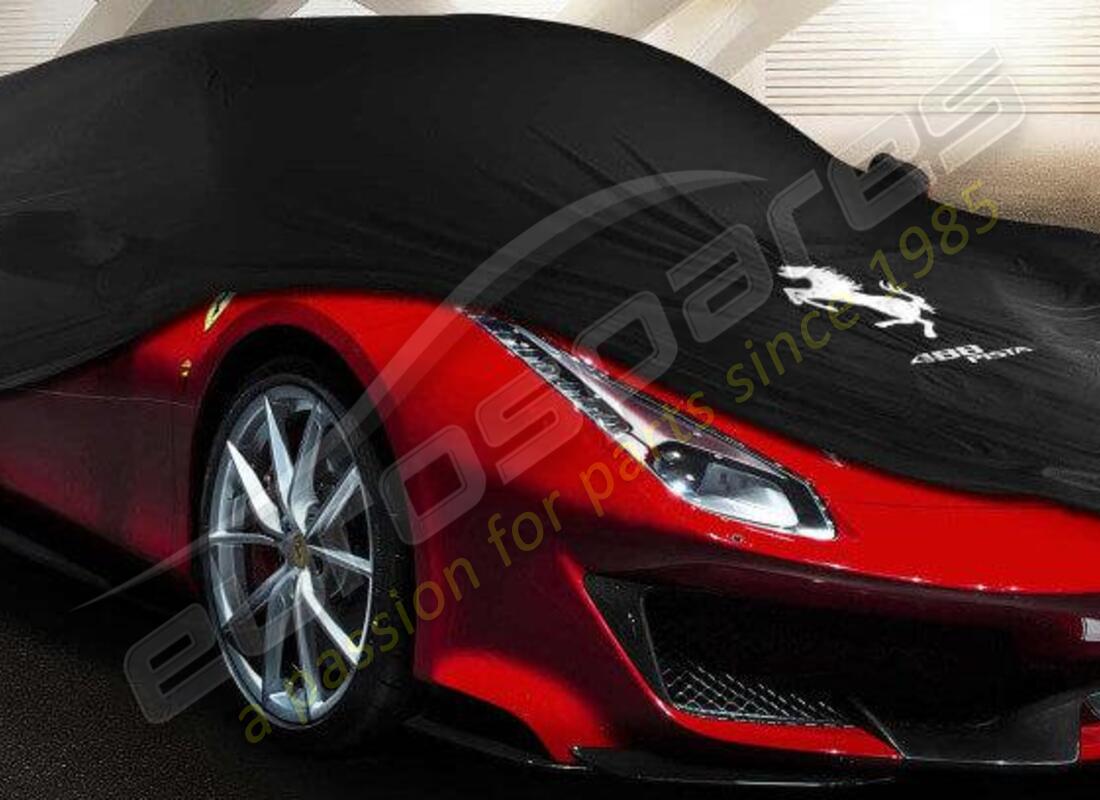 NUOVO Ferrari COPERTURA AUTO INTERNA PISTA BLACK . NUMERO PARTE 70005075 (1)