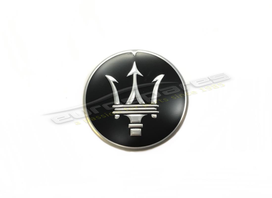 nuovo maserati badge ruota nero opaco. numero parte 670149987 (1)