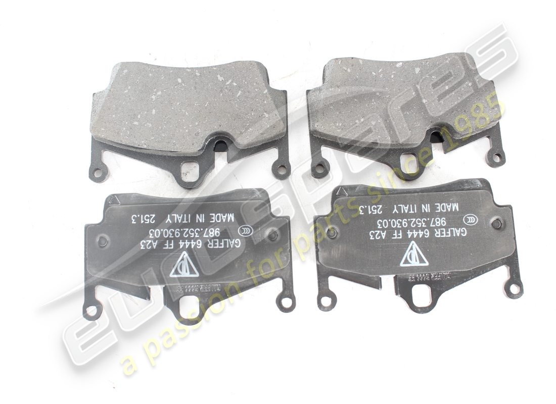 nuovo porsche 1 set di pastiglie freno. numero parte 98735293903 (1)