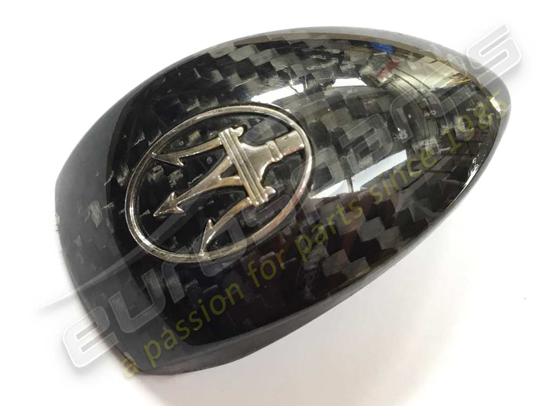 inserto pomello cambio usato maserati - carbonio. numero parte 82413677 (3)