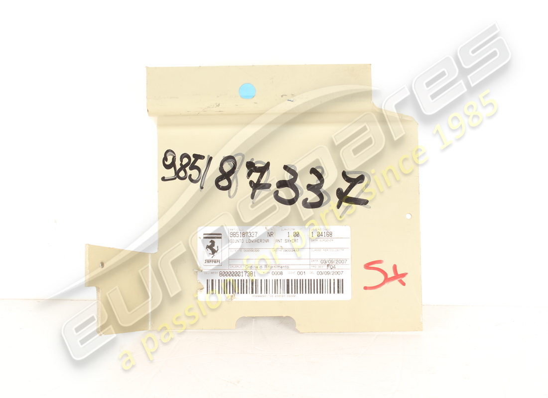 nuovo ferrari accoppiamento guida laterale sx. numero parte 985187337 (1)
