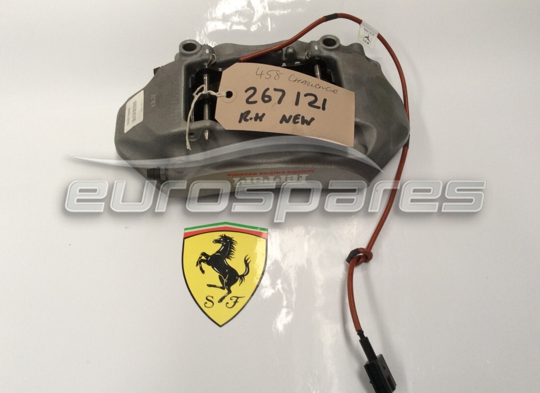 nuova pinza posteriore destra ferrari con pastiglie. numero parte 267121 (1)