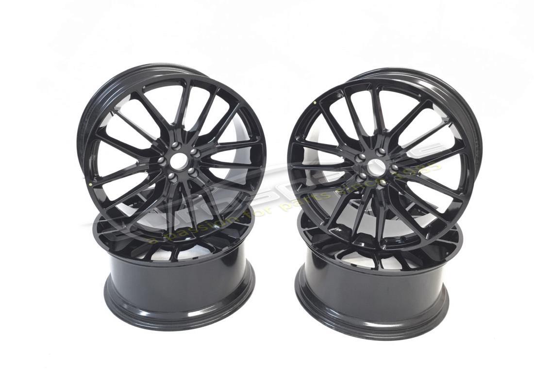 nuovo set maserati 21' titano ruote nero lucido. numero parte 980156251c (1)