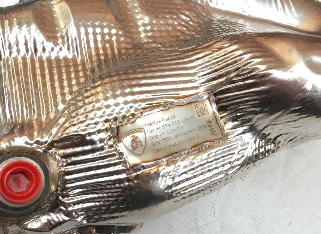 nuovo lamborghini collettore di scarico. numero parte 07m253034h (4)