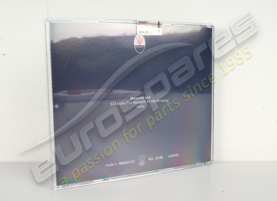 nuovo cd-rom maserati. numero parte 980001172 (3)