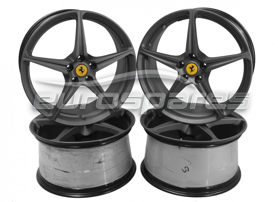 SET RUOTE Ferrari RICONDIZIONATO . NUMERO PARTE FWHE075 (1) SET RUOTE Ferrari RICONDIZIONATO . NUMERO PARTE FWHE075 (1)