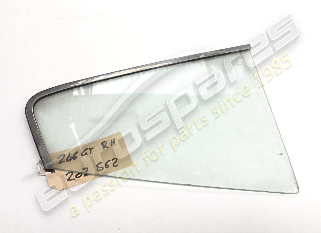 nuovo ferrari cristallo laterale posferiore con cornice (destro). numero parte 202562 (1)