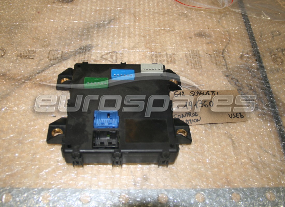 STAZIONE DI CONTROLLO INFERIORE AL TRONCO Ferrari USATA. NUMERO PARTE 191360 (1)