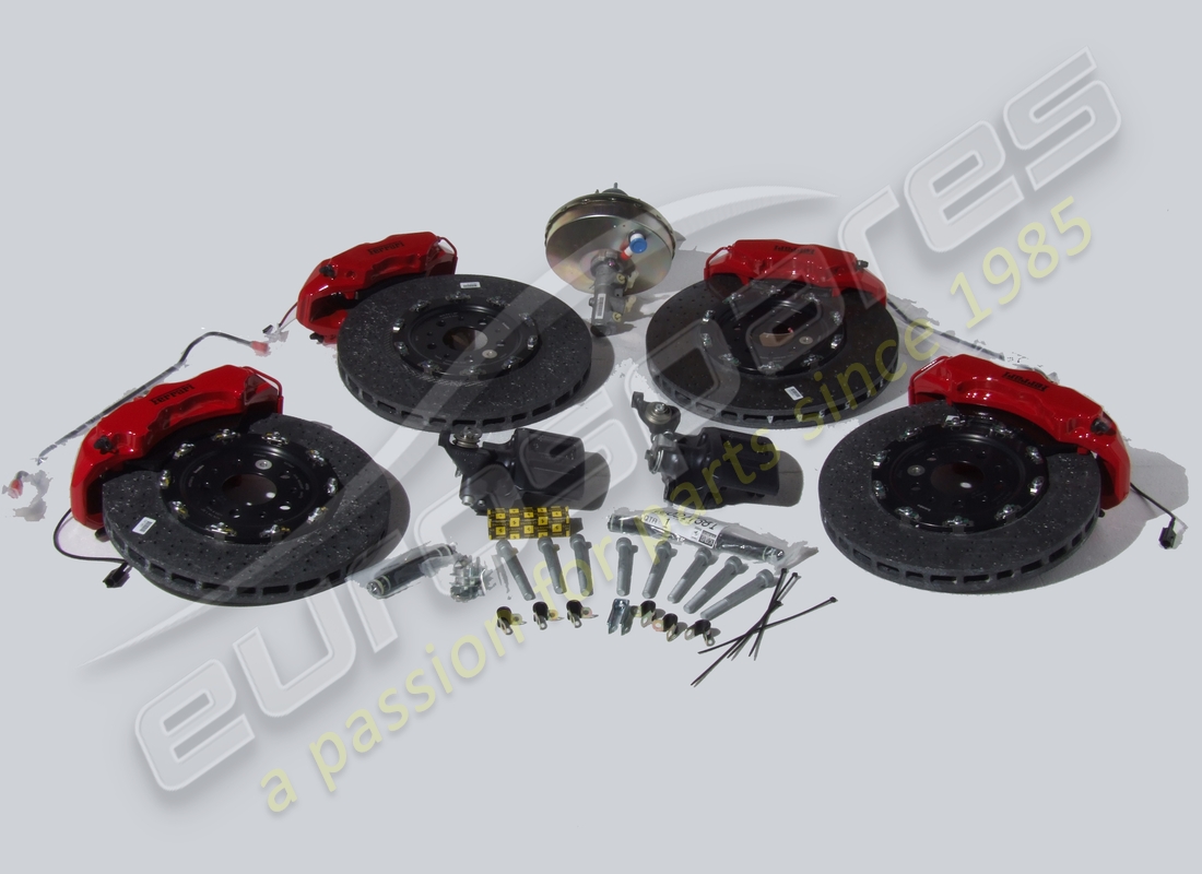 nuovo ferrari kit retrofit carbonio ceramica f430 d.lh c. numero parte 70001141 (1)
