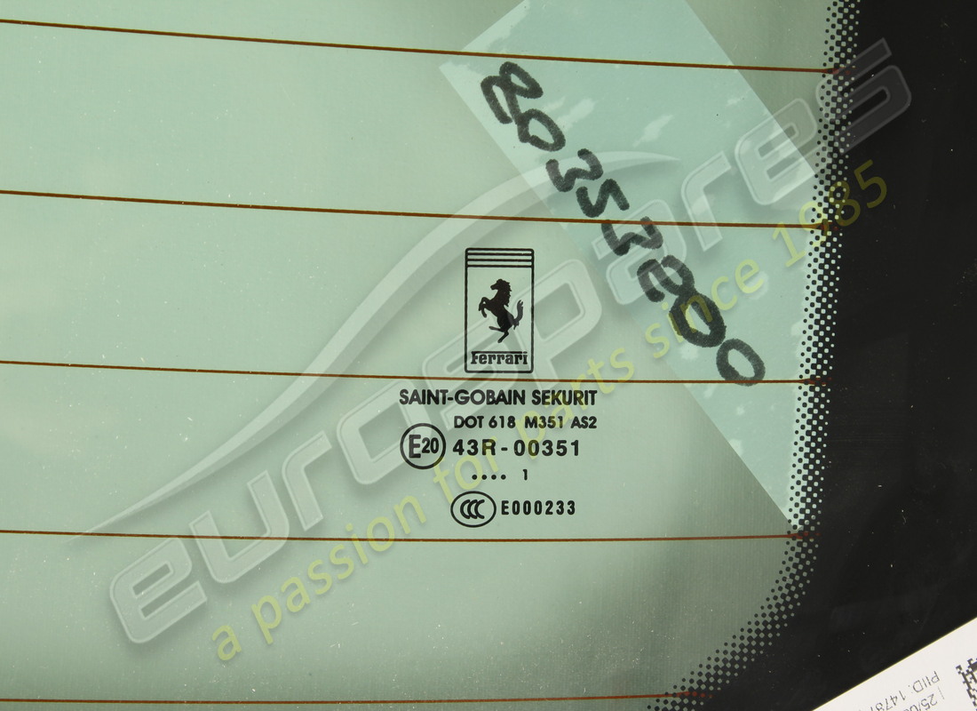 nuovo ferrari vetro del lunotto posteriore. numero parte 80323500 (2)