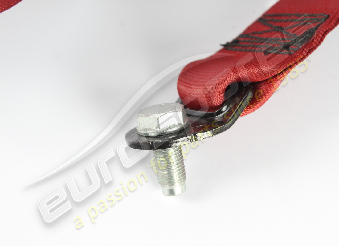 kit cinture di sicurezza lamborghini rosso alala usato. numero parte 900000375 (3)