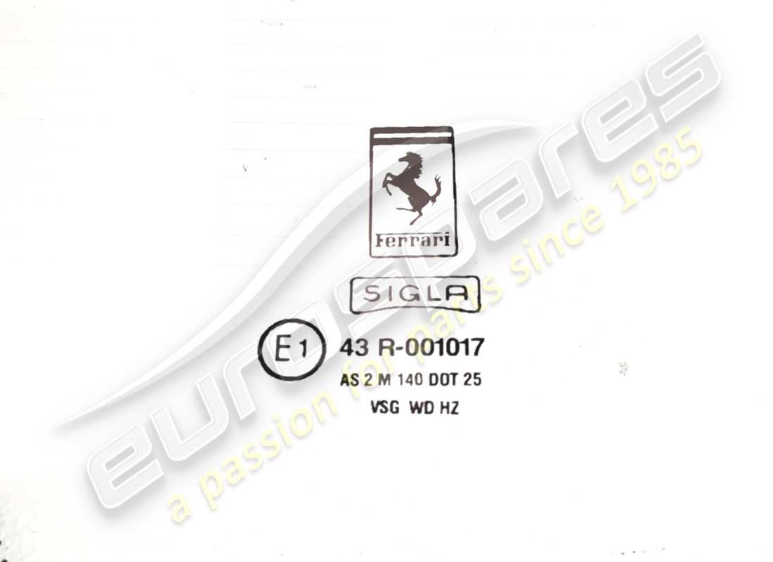 ferrari lunotto posteriore usato. numero parte 64573400 (3)
