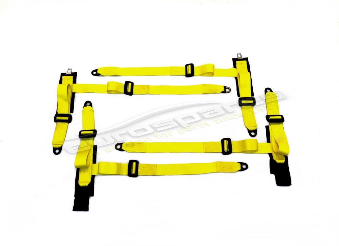 KIT CINGHIA SEDILE GIALLO Ferrari 4-POINT USATO. NUMERO PARTE 853711900 (1)
