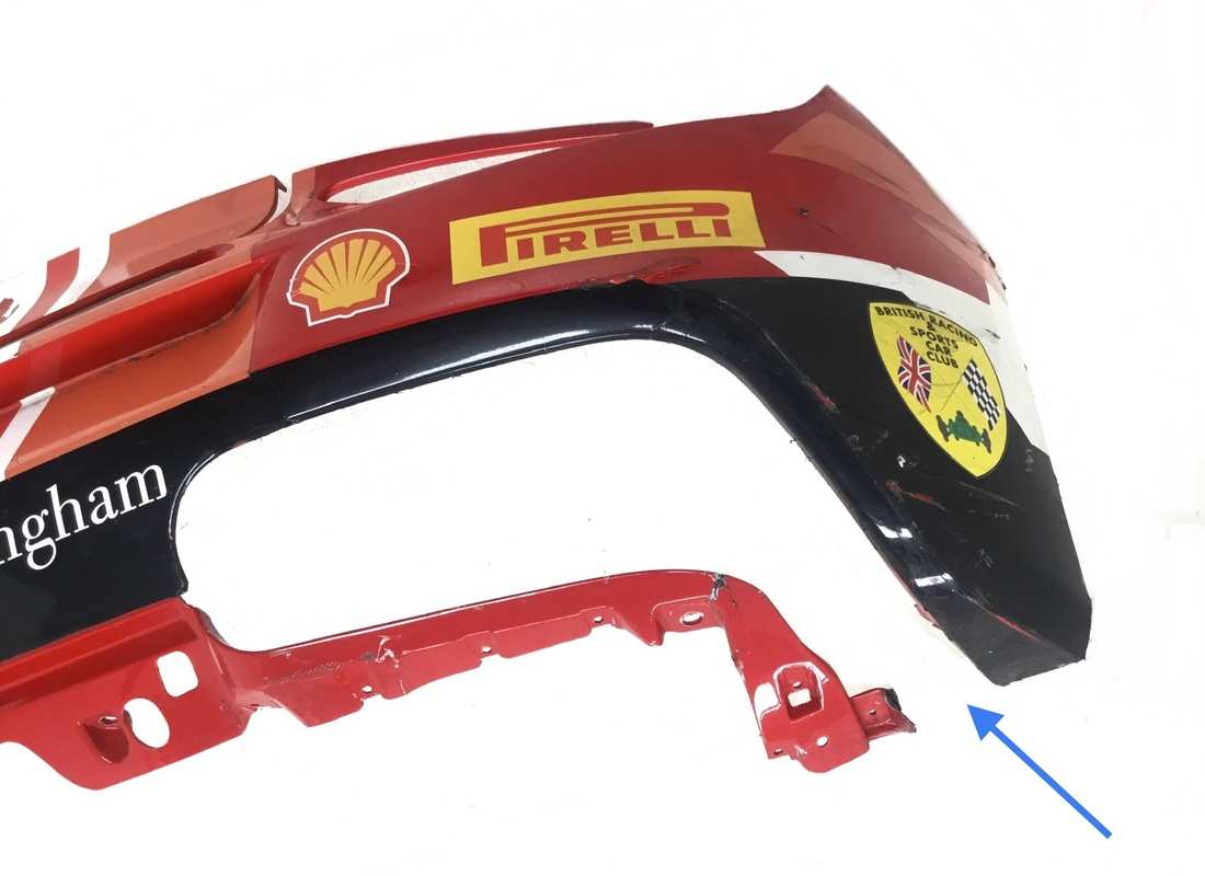 ferrari paraurti posteriore danneggiato. numero parte 88582400 (2)