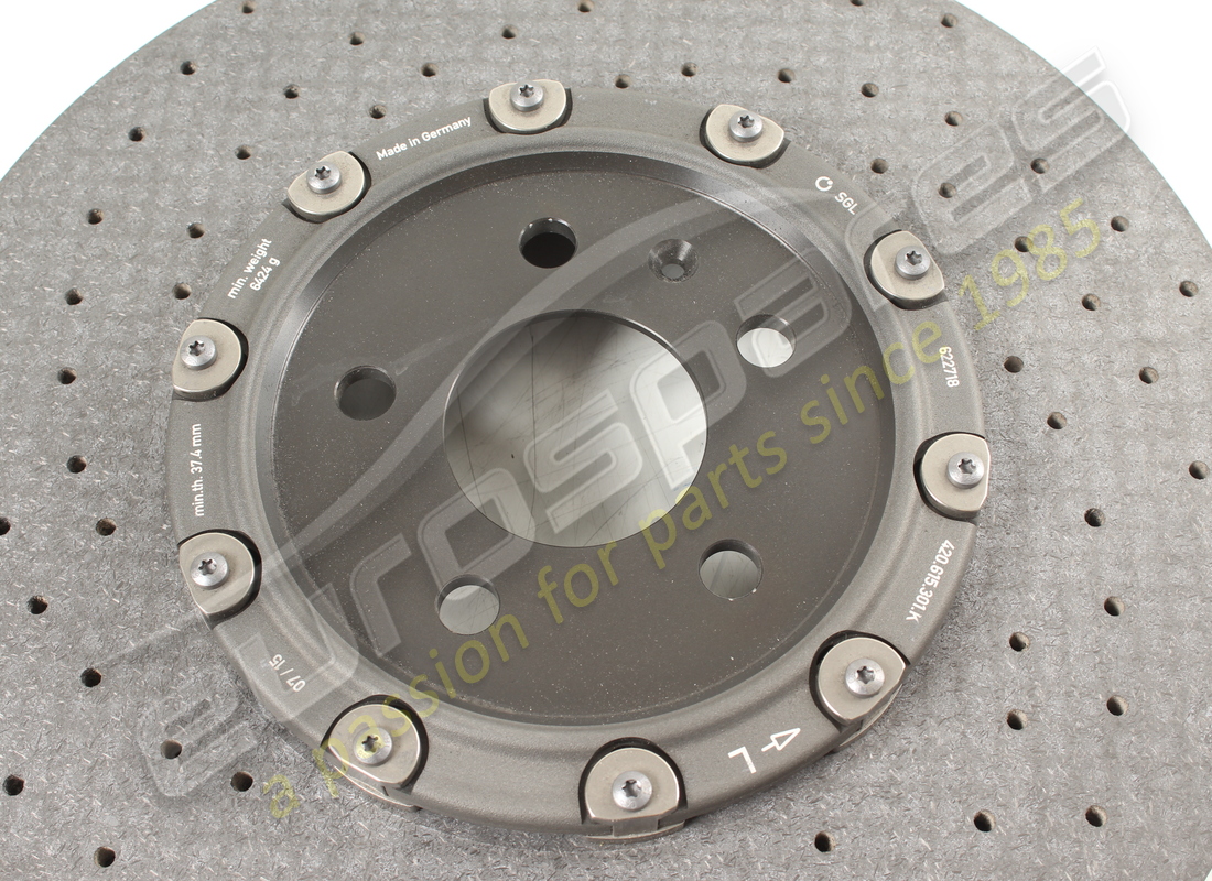 nuovo lamborghini disco freno in carbonio-ceramica (ccp). numero parte 420615301k (3)