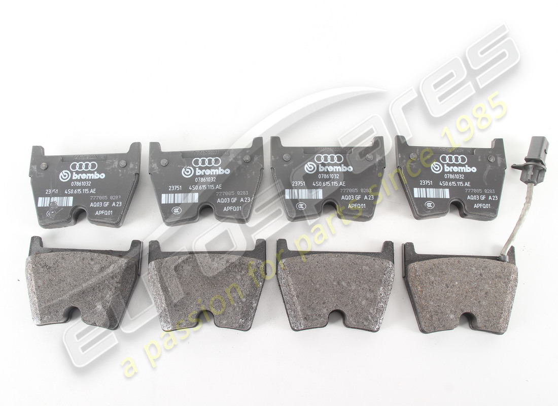 nuovo lamborghini 1 set di pastiglie dei freni per disco. numero parte 4s0698151r (1)