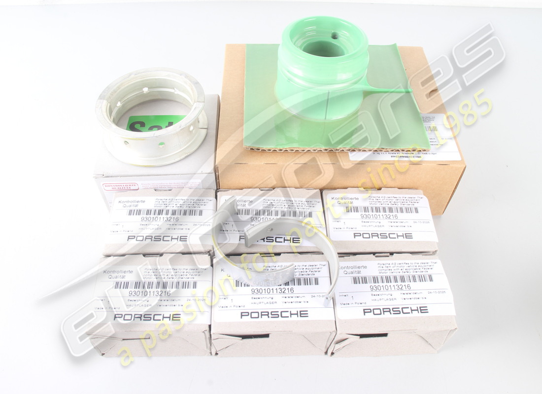 NUOVO PORSCHE 1 SET DI CUSCINETTI ALBERO MOTORE - COMPOSTO DA: NUMERO PARTE 96410190100 (1) nuovo porsche 1 set di cuscinetti albero motore - composto da: numero parte 96410190100 (1)