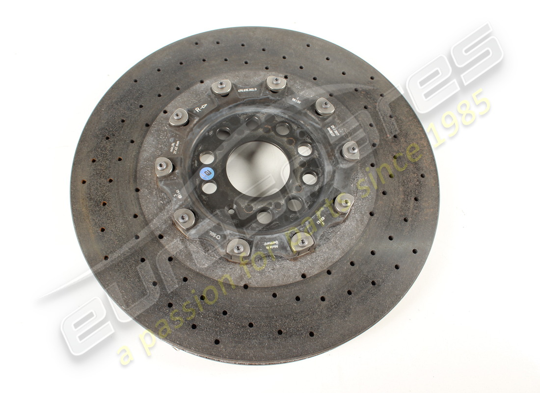 usato lamborghini disco freno anteriore sx in ceramica (ventilato) codice articolo 470615301g
