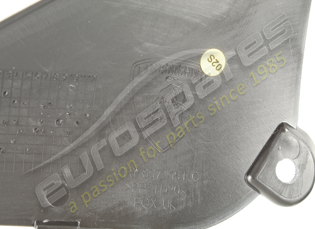 NUOVO LAMBORGHINI ELEMENTO CONDOTTO ARIA FLANGIA COPERTURA CONDOTTO ANTERIORE. NUMERO PARTE 4T0807161C (3) nuovo lamborghini elemento condotto aria flangia copertura condotto anteriore. numero parte 4t0807161c (3)