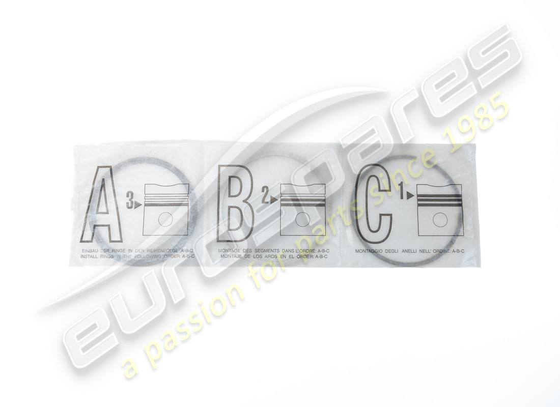 nuovo porsche 1 set di fasce elastiche per pistone. numero parte 99610307300 (1)