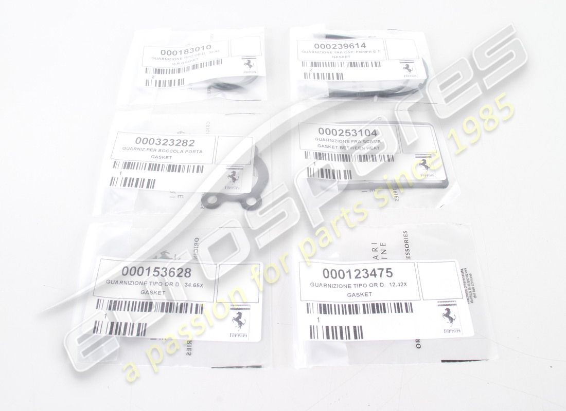 nuovo ferrari set di gaske unità propulente. numero parte 266677 (18)