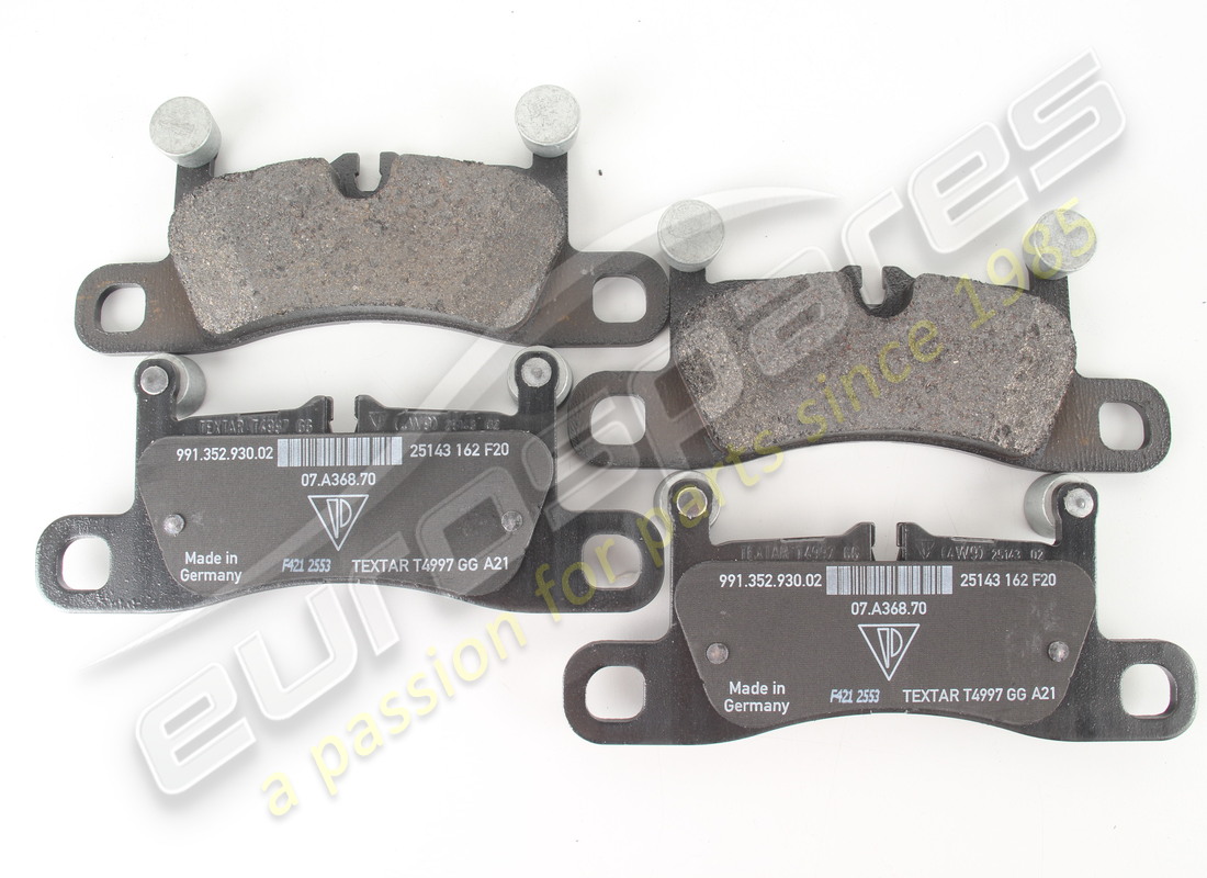 nuovo porsche 1 set di pastiglie dei freni per disco. numero parte 99135293902 (1)