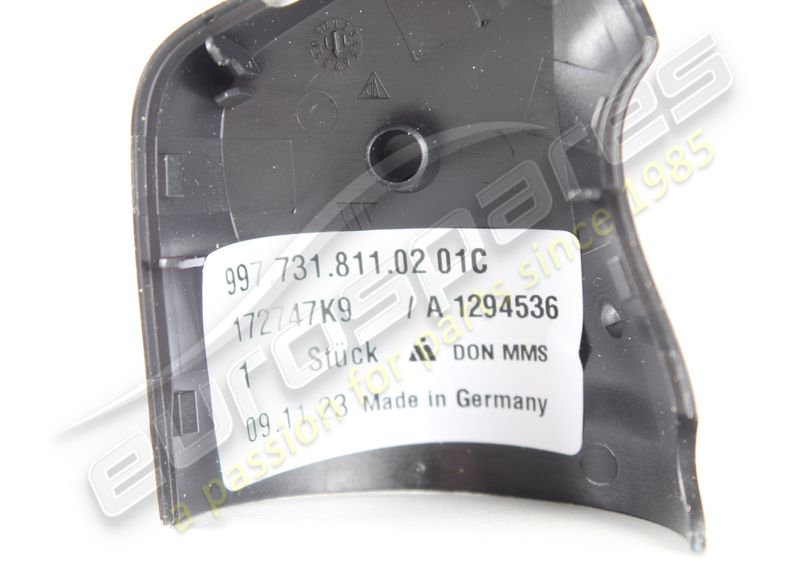 nuovo porsche copertina satinata nera. numero parte 9977318110201c (3)