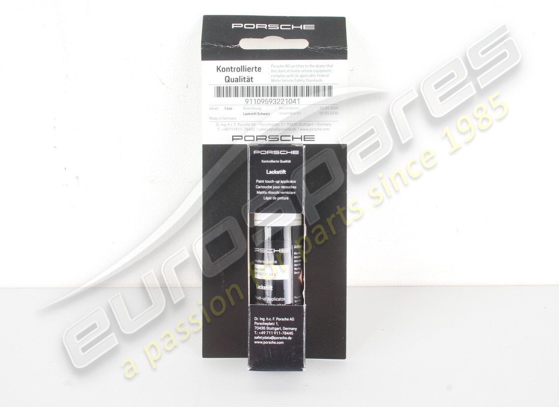 nuovo porsche stick per ritocchi vernice nero. codice articolo 91109593221041 (1)