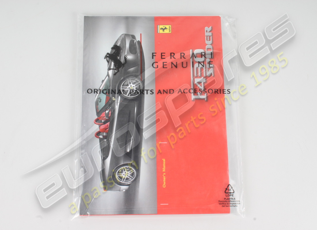 nuovo manuale ferrari. numero parte 69192400 (1)