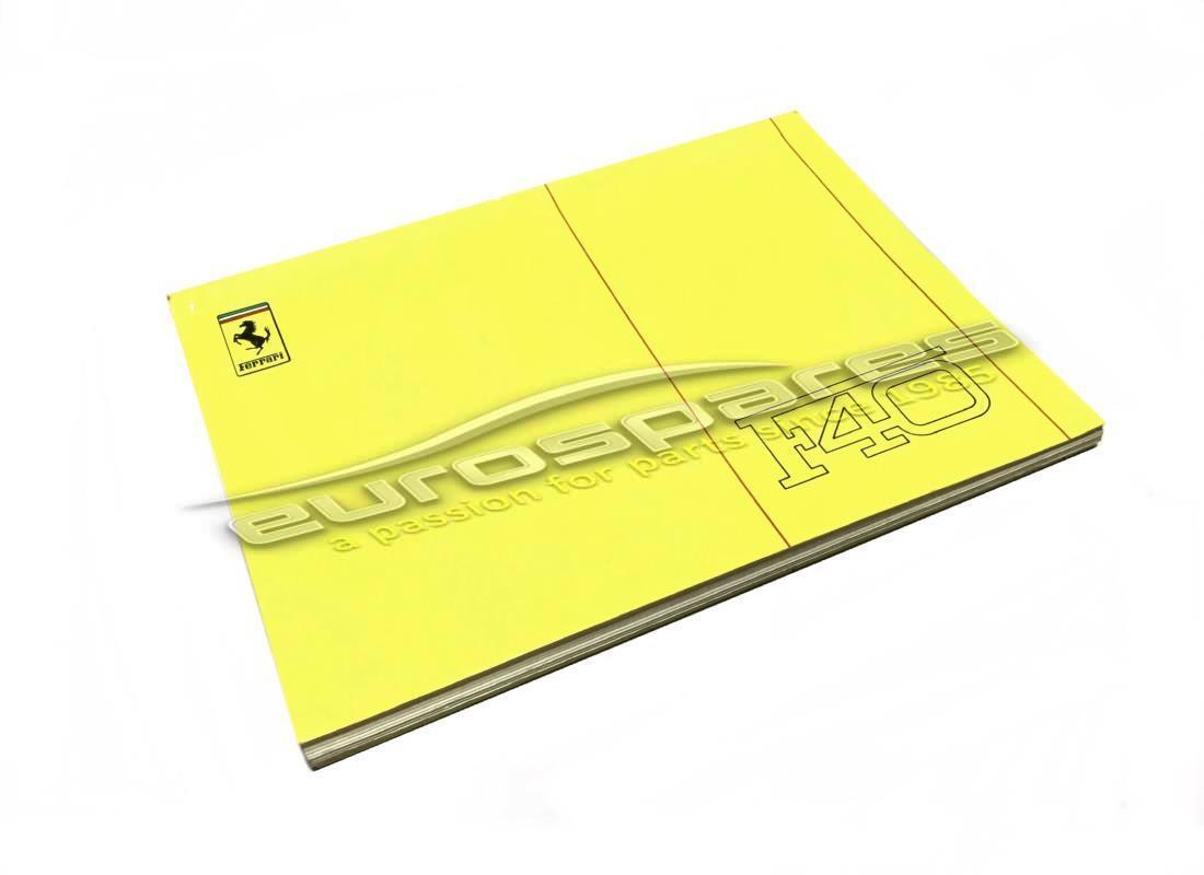 nuovo manuale del proprietario eurospares f40 - versione catalizzatore 1990. numero parte 95990119 (1)