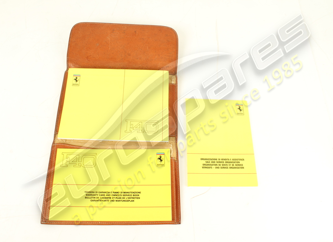 busta ferrari f40 e pacchetto libri usati. numero parte 959908800 (7)