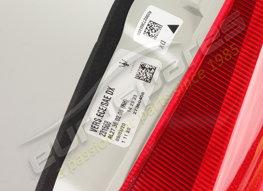 nuovo maserati fanale posteriore dx lato mobile. codice articolo 231568 (3)