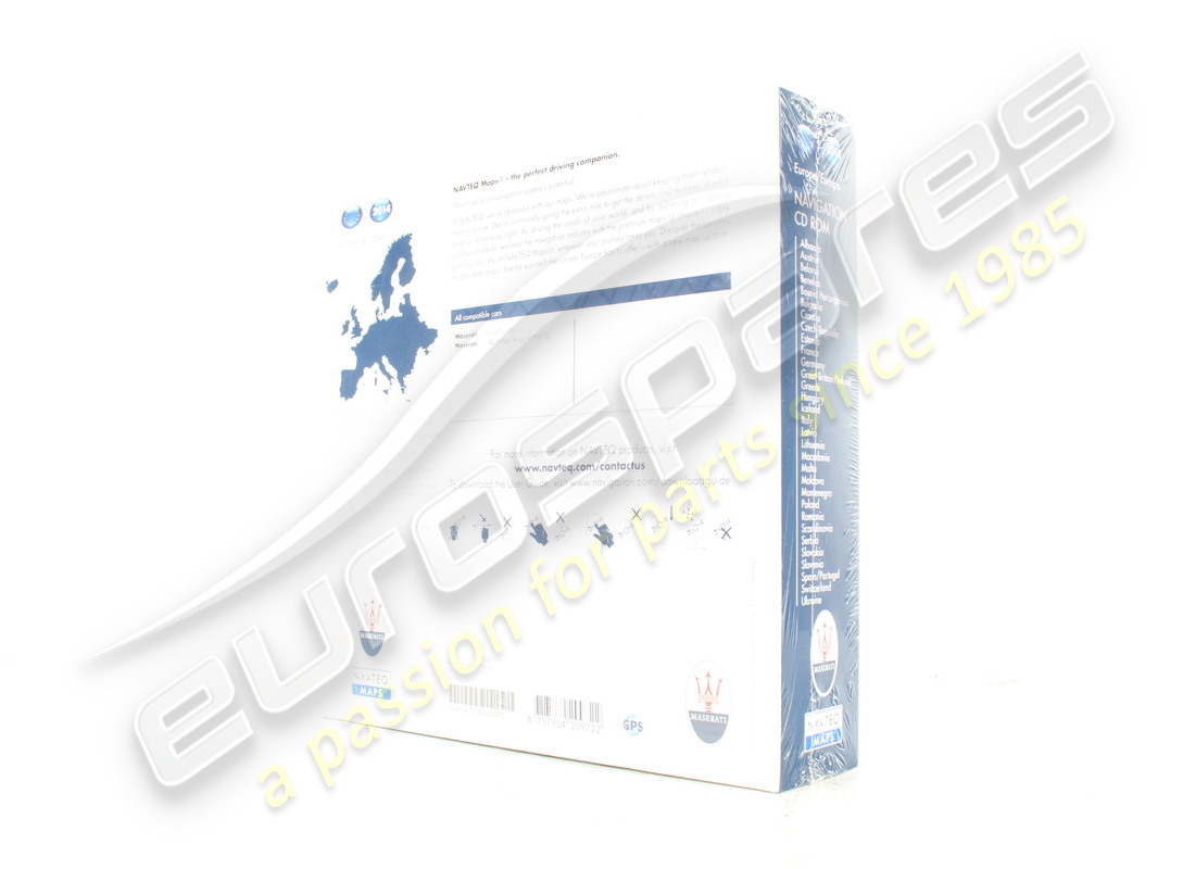 nuova maserati 2014 mappa di navigazione-europa v. numero parte 940000376 (2)