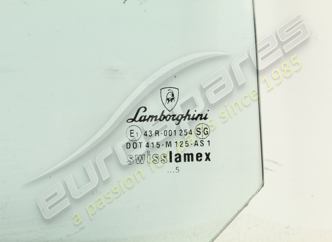 NEW LAMBORGHINI LEFT LATERAL SMALL GLASS. PART NUMBER 009421424A (2) new lamborghini left lateral small glass. part number 009421424a (2)