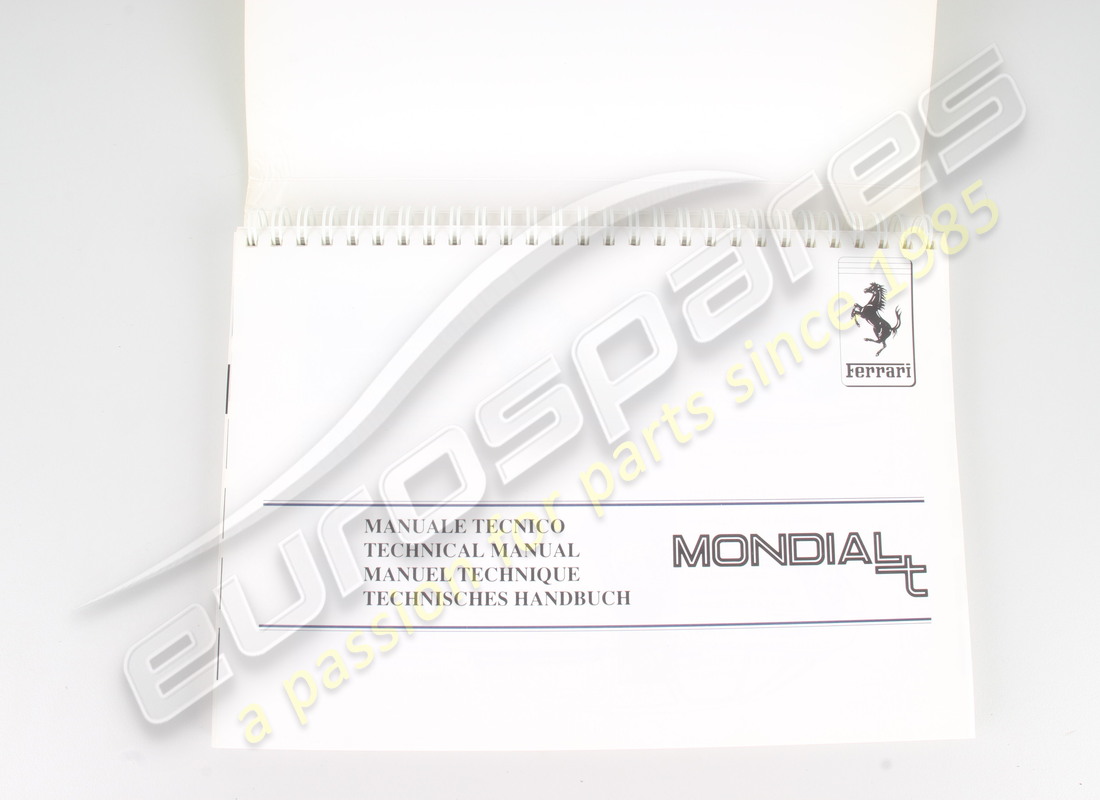 nuovo ferrari mondial t 1992 sul manuale del proprietario. numero parte 95990141 (2)