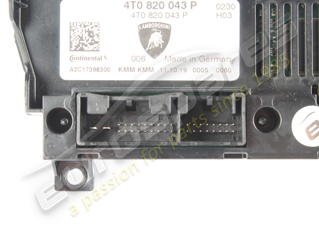controllo a/c lamborghini usato. numero parte 4t0820043p (3)