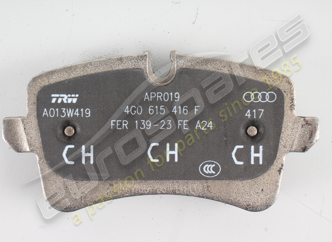 nuovo porsche 1 set di pastiglie dei freni per disco freno. codice articolo pab698451 (3)