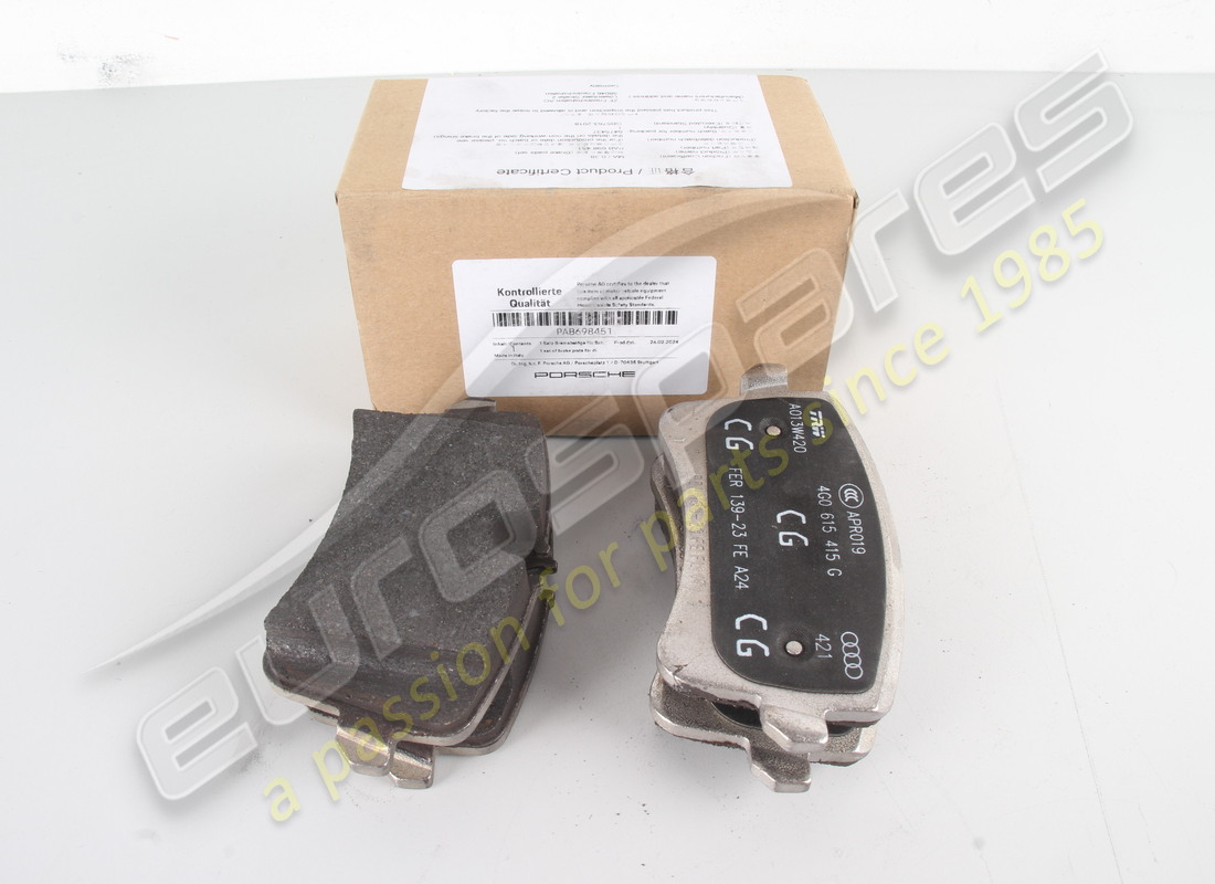 nuovo porsche 1 set di pastiglie dei freni per disco freno. codice articolo pab698451 (1)