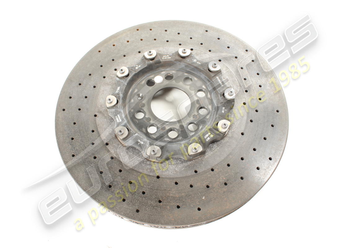 usato lamborghini disco freno anteriore destro in ceramica (ventilato) codice articolo 470615302g