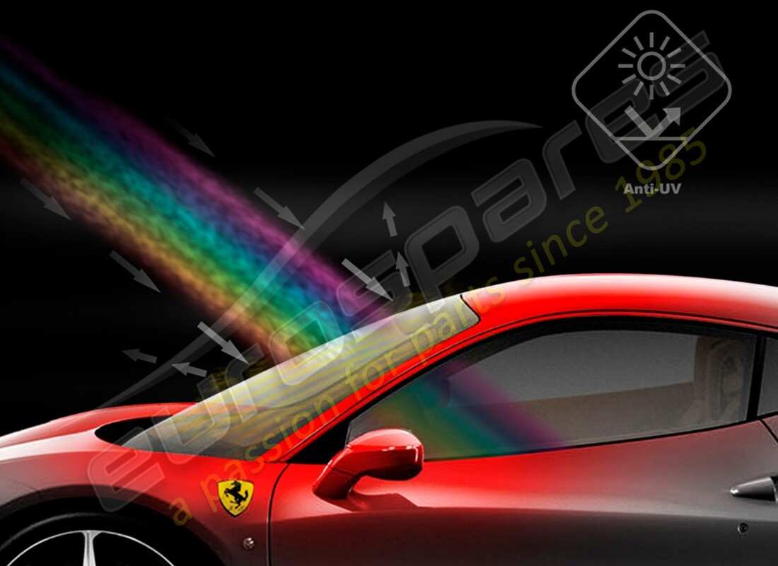 nuovo ferrari parabrezza atermico italia (include antenna radio). numero parte 83465700 (1)