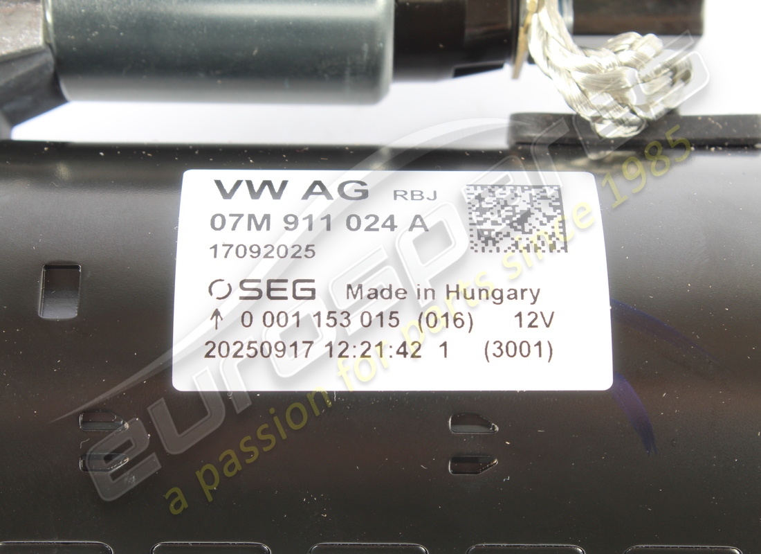 nuovo lamborghini motorino di avviamento (avviamento e arresto). numero parte 07m911024a (2)