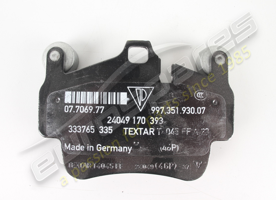nuovo porsche 1 set di pastiglie dei freni per freno a disco. numero parte 99735193907 (3)