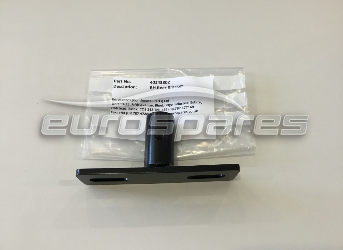 NUOVA Eurospares STAFFA PARAURTI DX. NUMERO PARTE 40143802 (1)