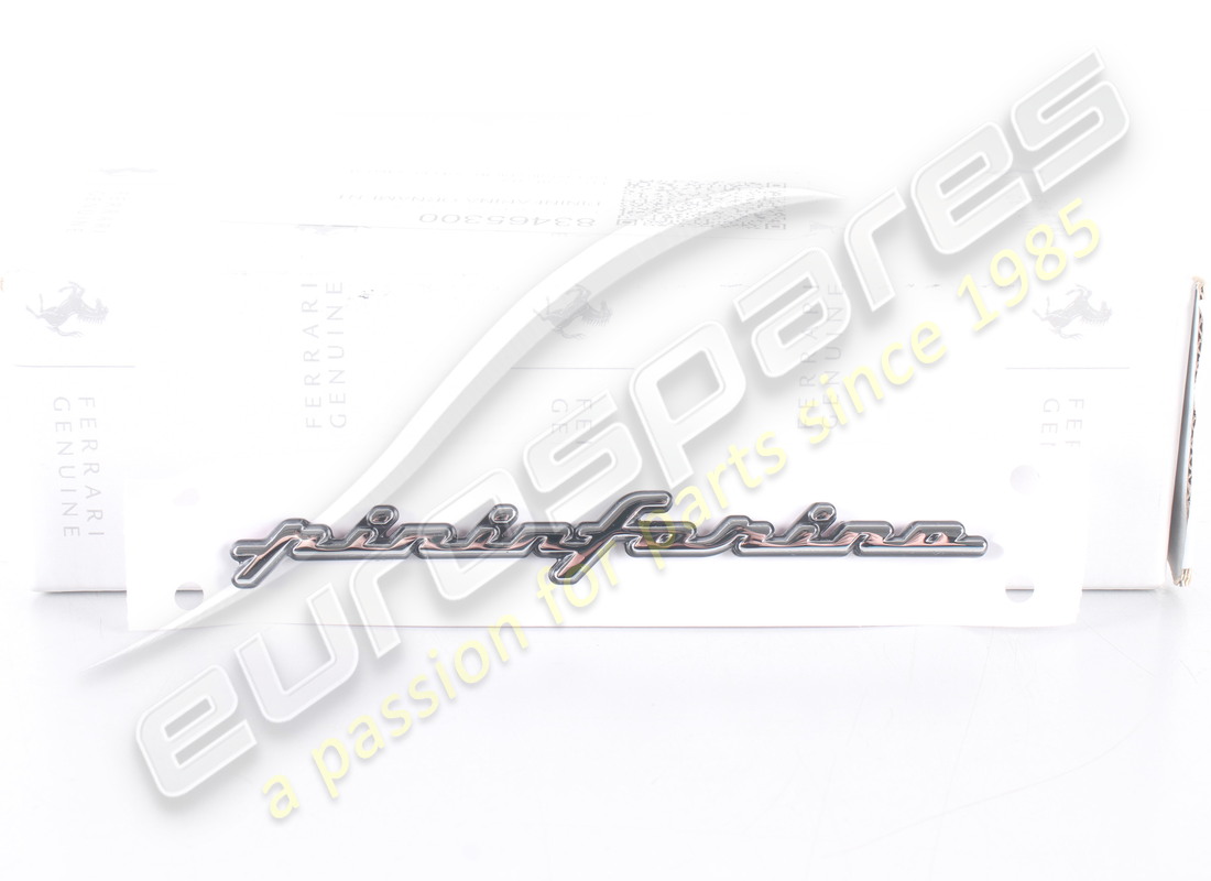 NUOVO ORNAMENTO FERRARI PININFARINA. NUMERO PARTE 83465300 (1) nuovo ornamento ferrari pininfarina. numero parte 83465300 (1)