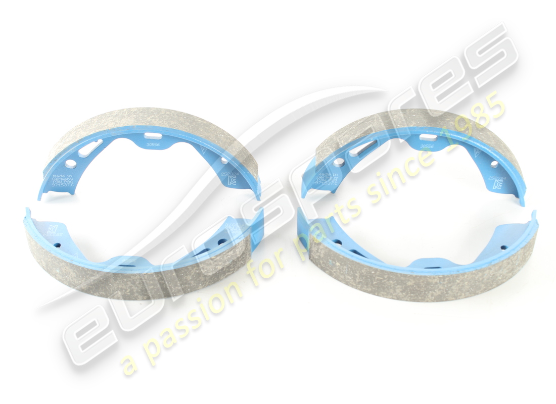 NEW PORSCHE 1 SET: BRAKE SHOES WITH LININGS. PART NUMBER 971698533E (1) new porsche 1 set: brake shoes with linings. part number 971698533e (1)