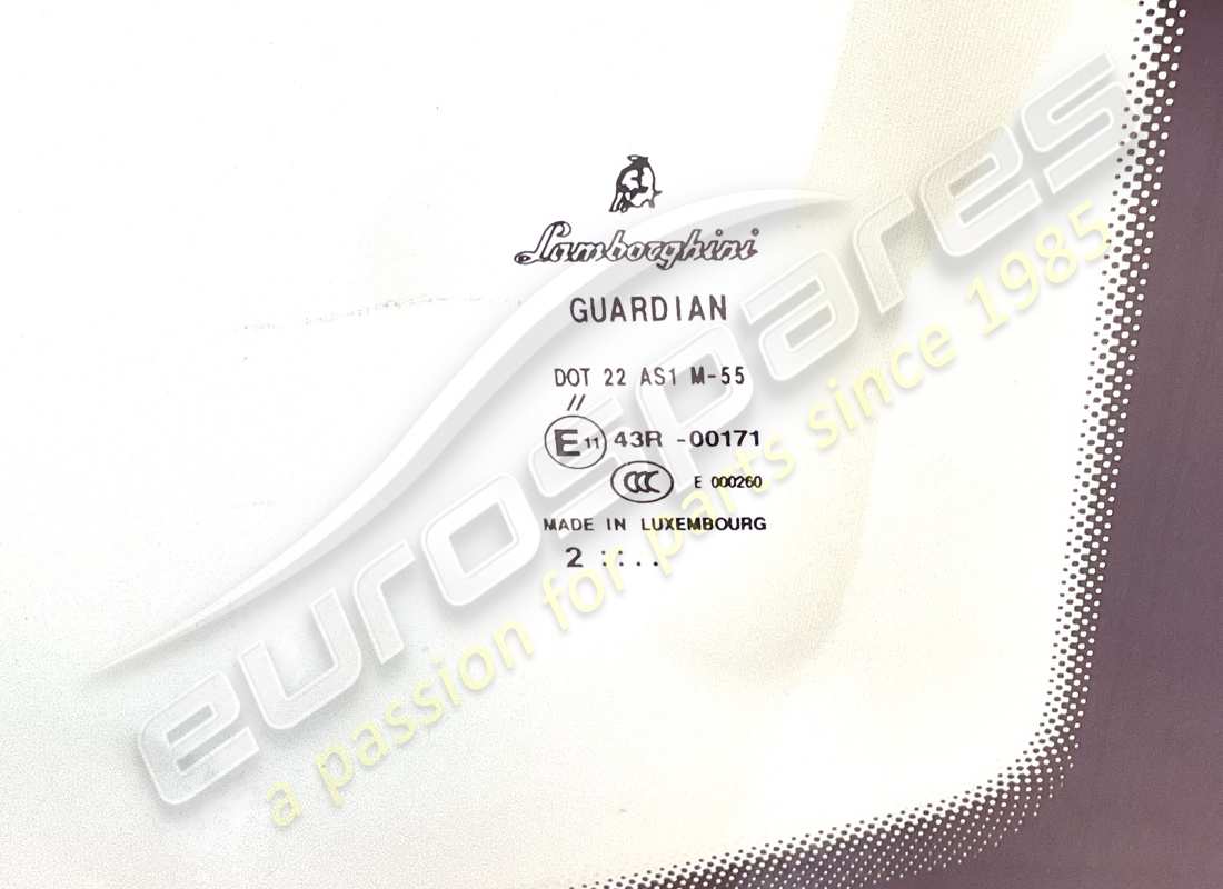 nuovo parabrezza lamborghini. numero parte 400845099b (2)