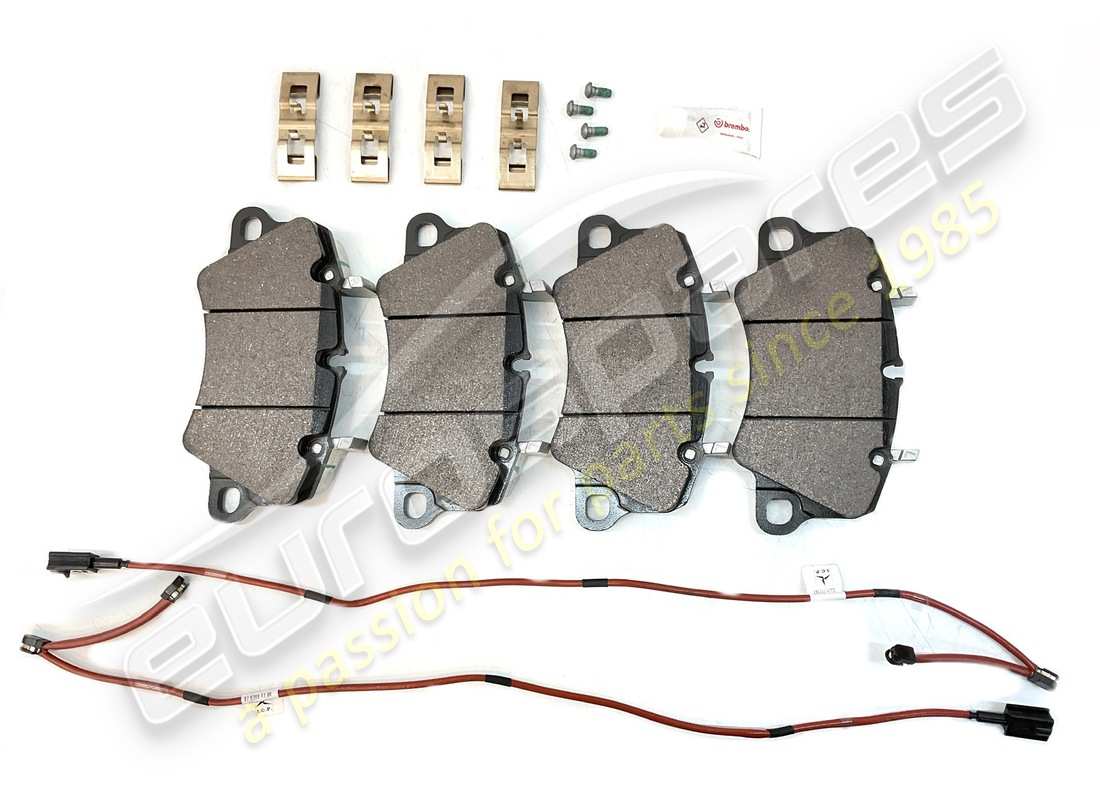 nuovo ferrari set di pastiglie anteriori con molla. numero parte 70003278 (1)