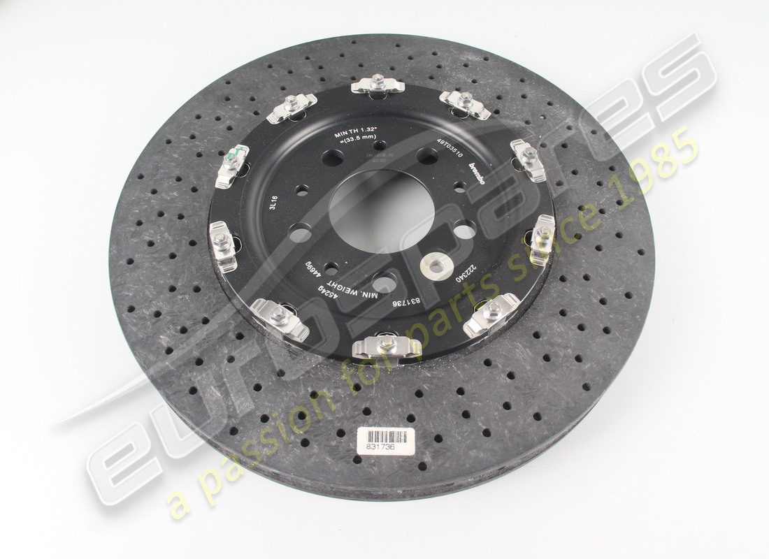 nuovo ferrari disco freno posteriore, versione carbonio-ceramica. numero parte 222340 (1)