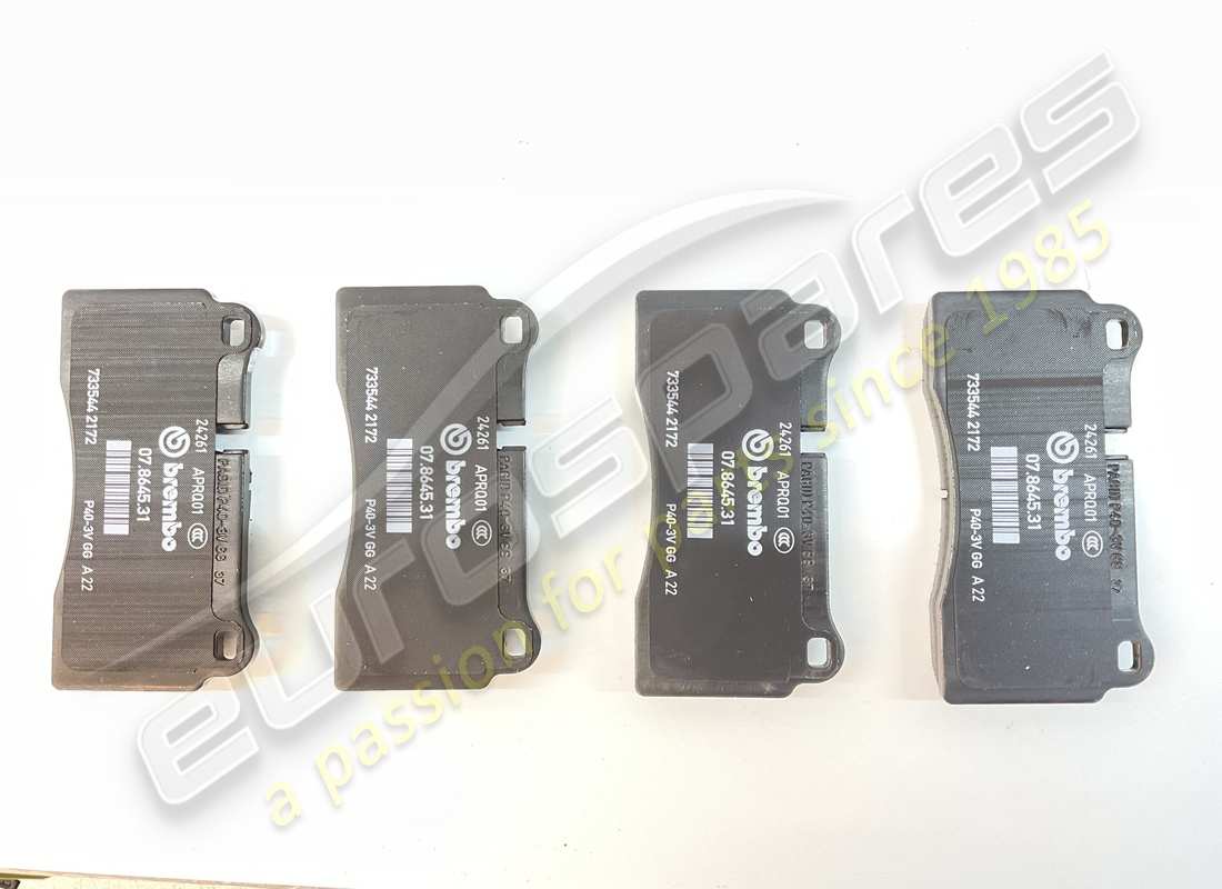 nuovo lamborghini 1 set di pastiglie dei freni per disco. numero parte 4s0698451af (1)
