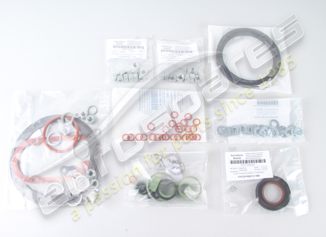 new porsche set of gaskets for - crankcase - engine - crankcase - also use: - comprising:. part number 93010090104 (1)